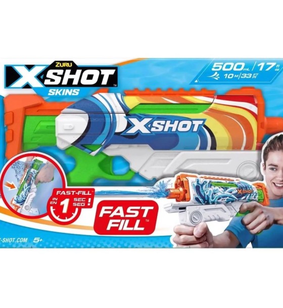 Іграшкова зброя Zuru X -Shot Водний бластер Fast FIill Sins HYPERLOAD Inferno (11854D)