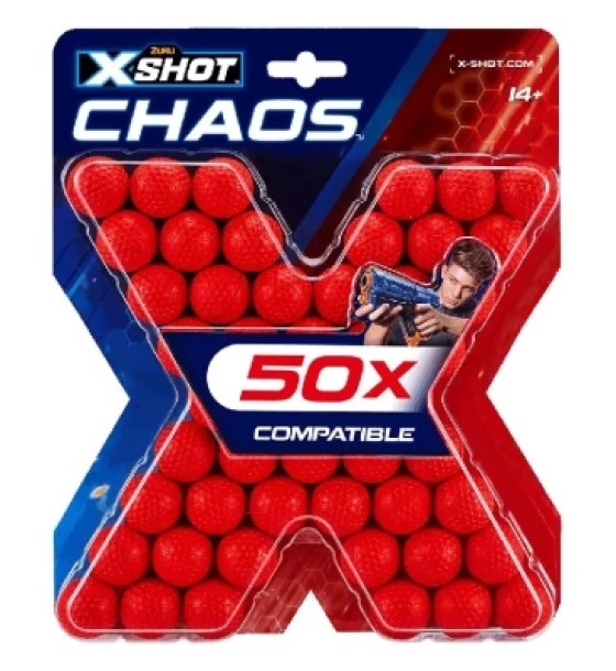Іграшкова зброя Zuru X-Shot Набір шариків CHAOS new (50 шт.) (36327R)