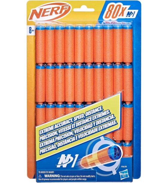 Іграшкова зброя Hasbro Набір з 80 стріл для бластерів серії Nerf N Series (F8638)