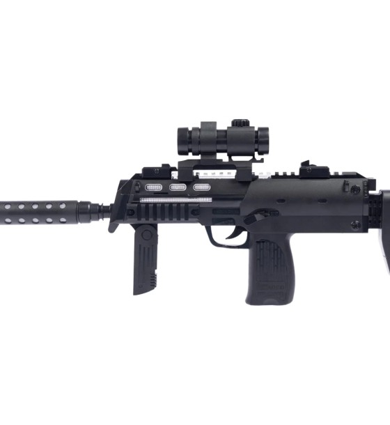 Іграшкова зброя ZIPP Toys Автомат світло-звуковий HK MP7 Чорний (810B)