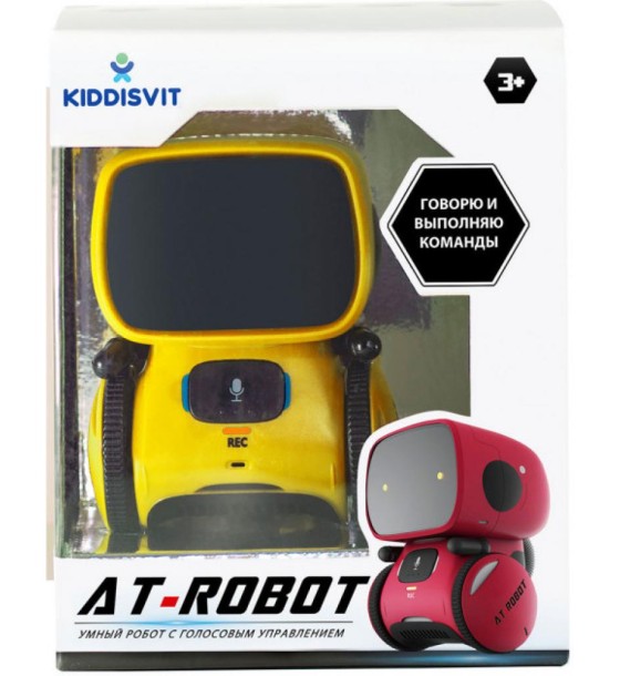 Інтерактивна іграшка AT-Robot робот з голосовим управл.жовтий, укр (AT001-03-UKR)