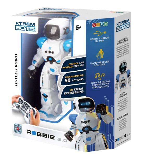 Інтерактивна іграшка BlueRocket Робот Роббі 2.0 Stem (XT3803272)