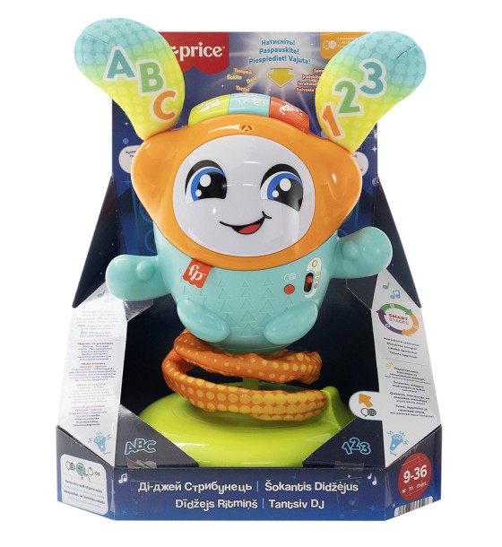 Інтерактивна іграшка Fisher-Price Smart Stages Ді-Джей Стрибунець багатомовний (JLH74)