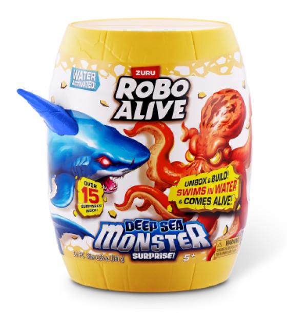 Інтерактивна іграшка Pets & Robo Alive сюрприз Глибоководний сюрприз. Велика біла акула (71155A)