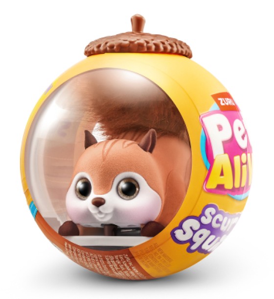 Інтерактивна іграшка Pets & Robo Alive Pets alive S1 Білочка коричневий (9565E)