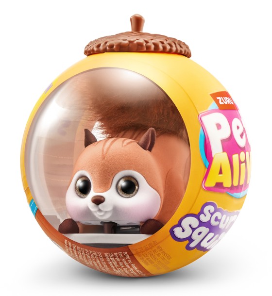 Інтерактивна іграшка Pets & Robo Alive Pets alive S1 Білочка коричневий (9565E)