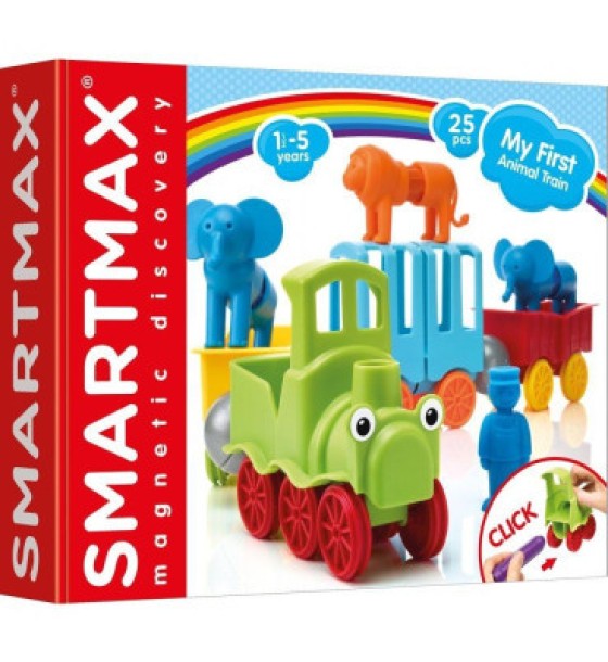 Конструктор Smartmax Мій перший потяг з тваринами (SMX 410)