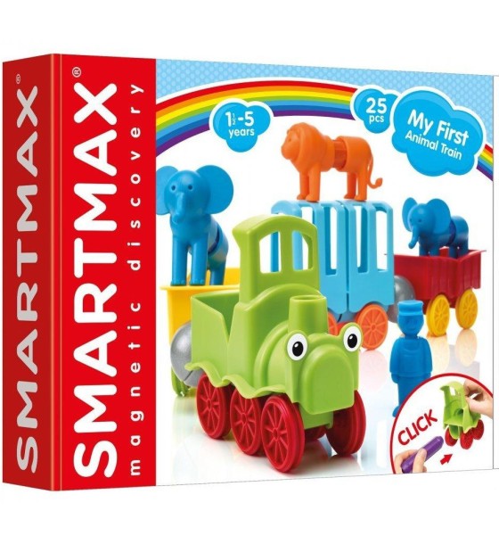 Конструктор Smartmax Мій перший потяг з тваринами (SMX 410)