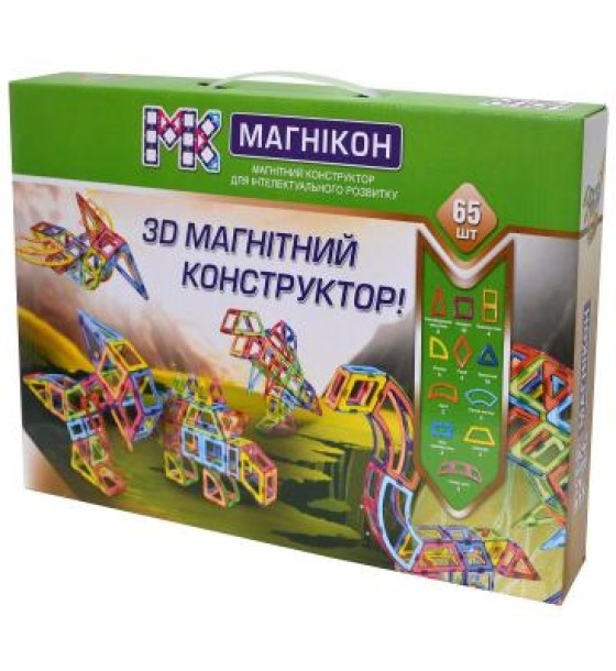 Конструктор Магнікон 65 деталей (MK-65)