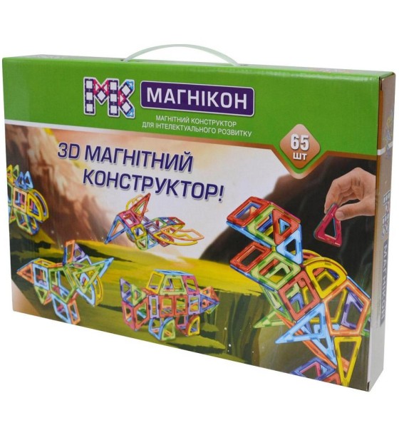 Конструктор Магнікон 65 деталей (MK-65)