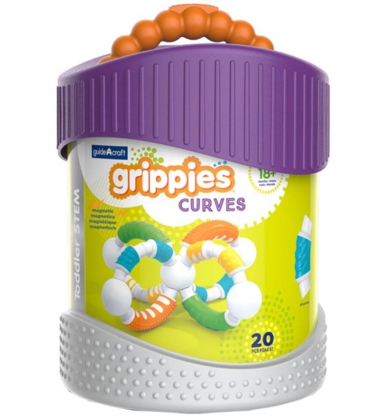 Конструктор Guidecraft Grippies Curves, 20 деталей (G8319)