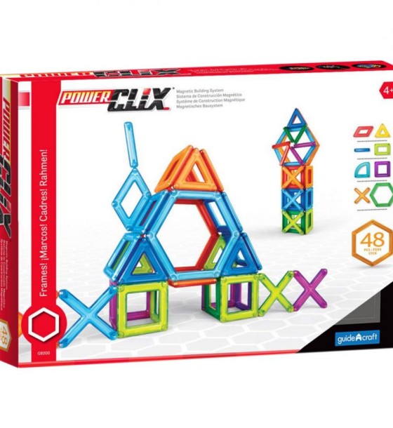 Конструктор Guidecraft PowerClix Frames, 48 деталей (G9200)