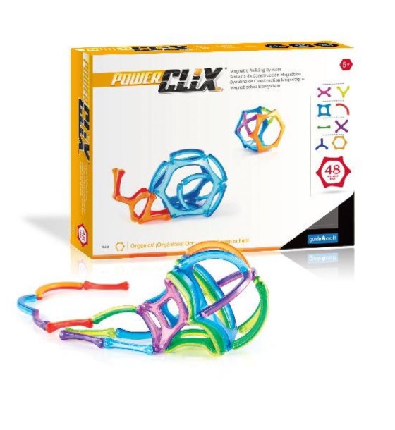 Конструктор Guidecraft PowerClix Organics 48 деталей (G9431)
