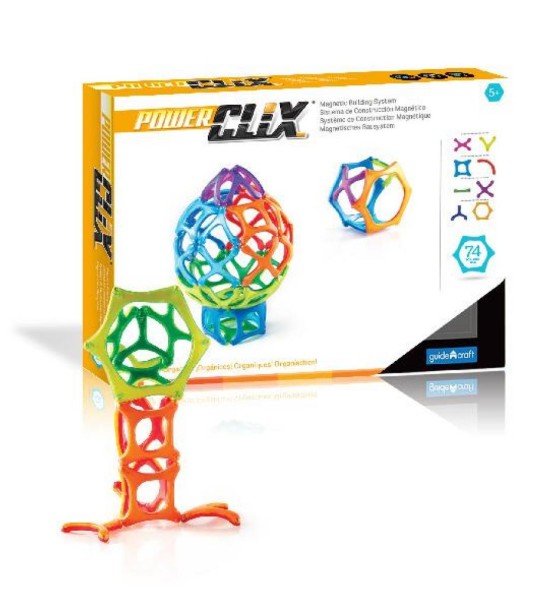 Конструктор Guidecraft PowerClix Organics 74 деталі (G9432)