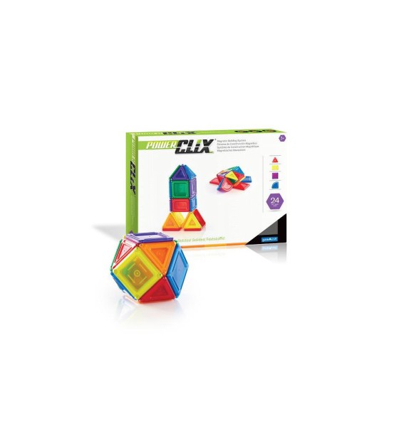Конструктор Guidecraft Guidecraft PowerClix Solids 24 деталі (G9420)