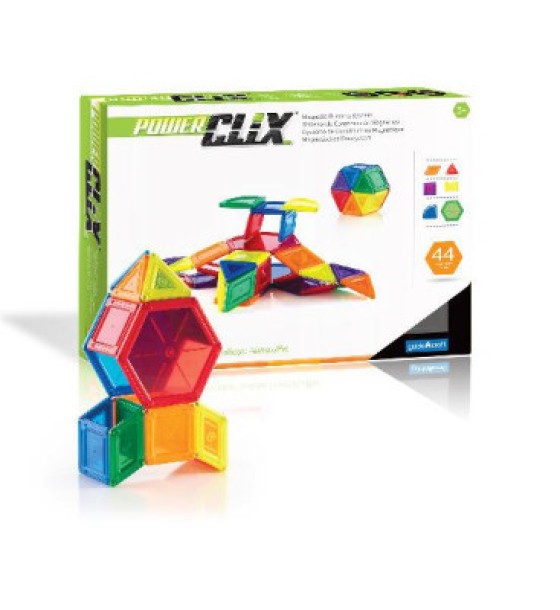Конструктор Guidecraft PowerClix Solids 44 деталі (G9421)