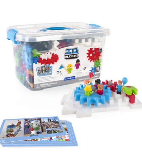 Конструктор Guidecraft IO Blocks Tabletop System 118 деталей (G9640)