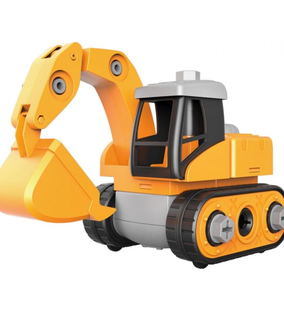Конструктор Microlab Toys Будівельна техніка - Екскаватор (MT8901)