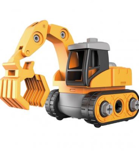 Конструктор Microlab Toys Будівельна техніка - Грейферний навантаж (MT8903)