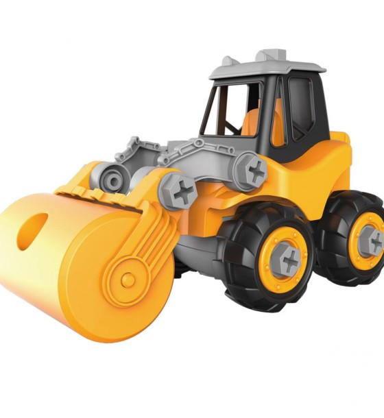 Конструктор Microlab Toys Будівельна техніка - дорожній каток (MT8909)