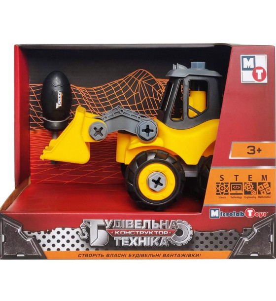 Конструктор Microlab Toys Будівельна техніка - трактор (MT8910А)
