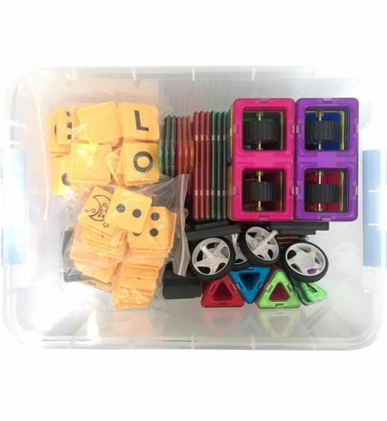 Конструктор Магнікон 300 деталей Plastic box (MK-300)