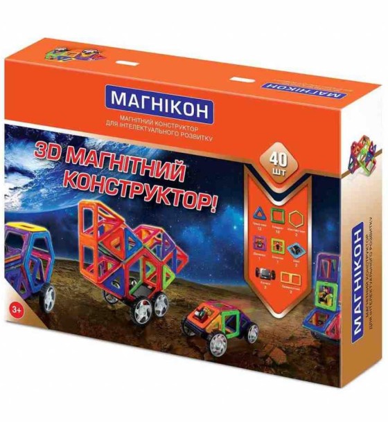 Конструктор Магнікон 40 деталей (MK-40)