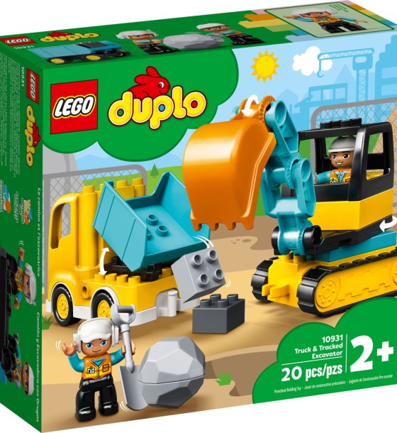 Конструктор LEGO Вантажівка і гусеничний екскаватор (10931)