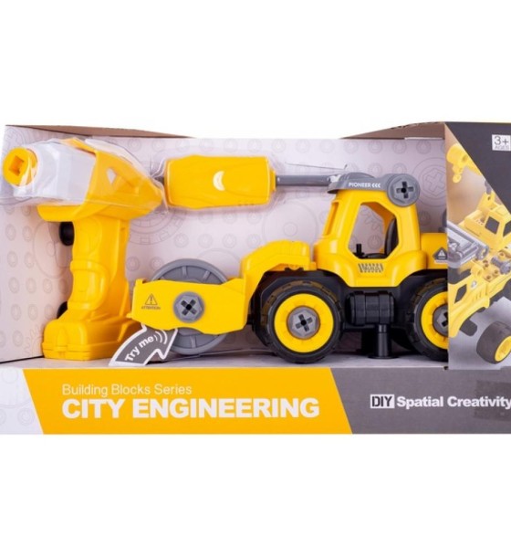 Конструктор Diy Spatial Creativity Каток з електродвигуном (CJ-1365033)