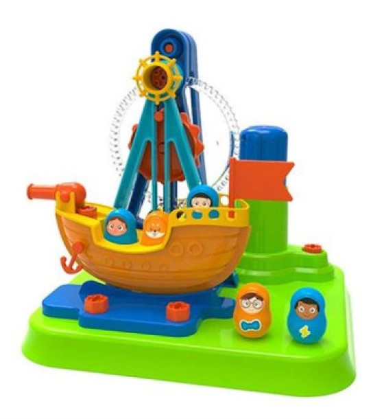 Конструктор EDU-Toys Піратський корабель з інструментами (JS026)