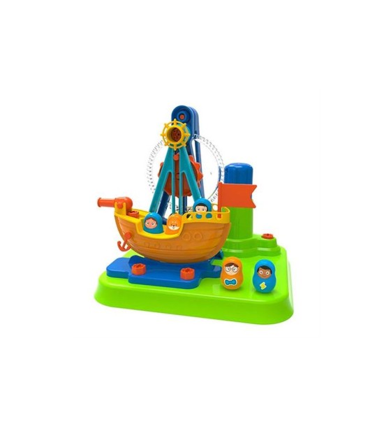 Конструктор EDU-Toys Піратський корабель з інструментами (JS026)