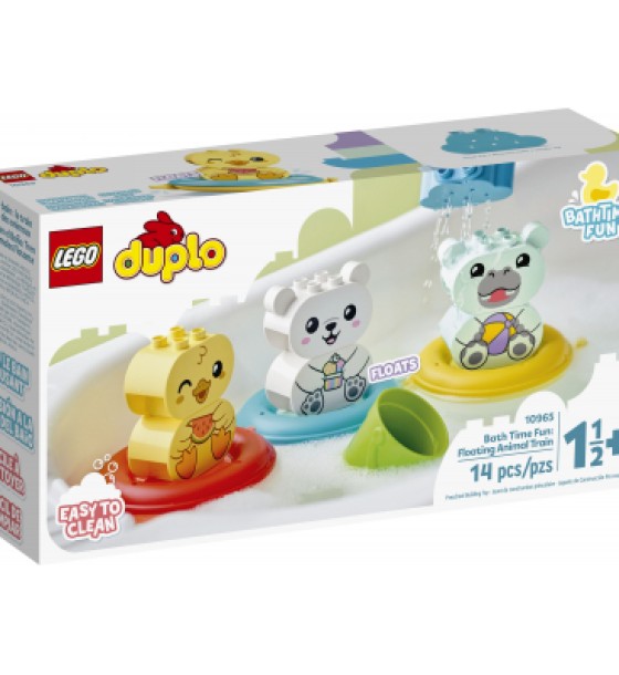 Конструктор LEGO DUPLO My First Веселе купання: Поїзд, що плаває, з тваринами (10965)