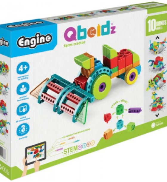 Конструктор Engino Qboidz Фермерський трактор з 10 бонусними (QB50)