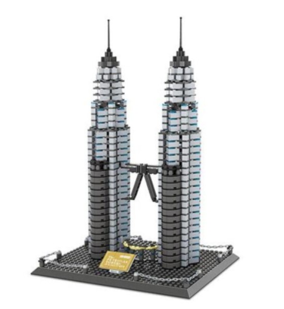 Конструктор Wange Вежі Петронас, Малайзія (WNG-Petronas-Towers)