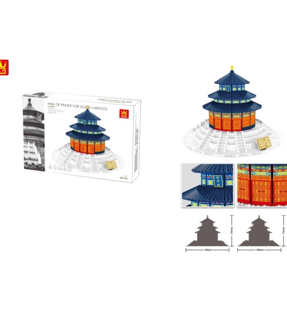 Конструктор Wange Храм неба, Китай (WNG-Temple- Heaven)