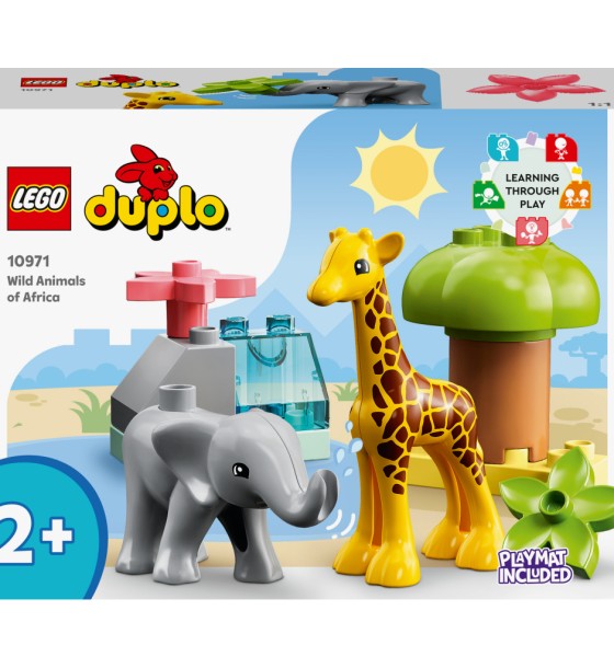 Конструктор LEGO DUPLO Town Дикі тварини Африки 10 деталей (10971)
