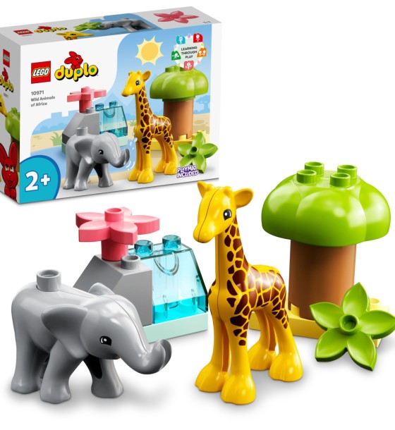 Конструктор LEGO DUPLO Town Дикі тварини Африки 10 деталей (10971)