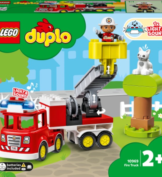 Конструктор LEGO DUPLO Town Пожежна машина 21 деталь (10969)