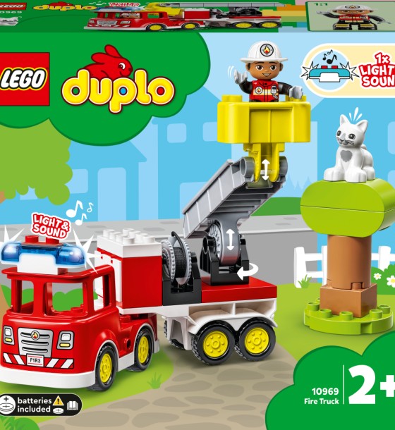 Конструктор LEGO DUPLO Town Пожежна машина 21 деталь (10969)