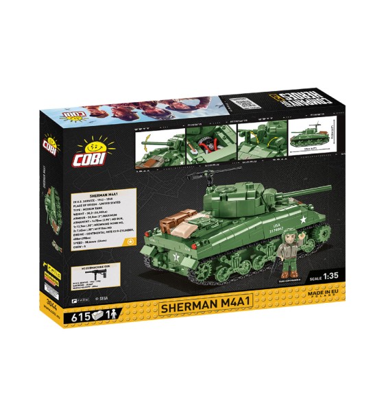 Конструктор Cobi Company of Heroes 3 Танк M4 Шерман, 615 деталей (COBI-3044)
