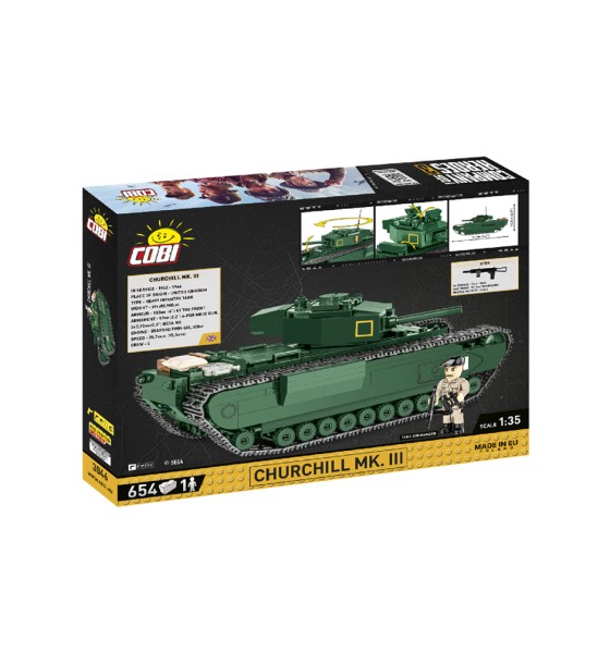 Конструктор Cobi Company of Heroes 3 Танк Mk III Черчілль, 654 деталей (COBI-3046)