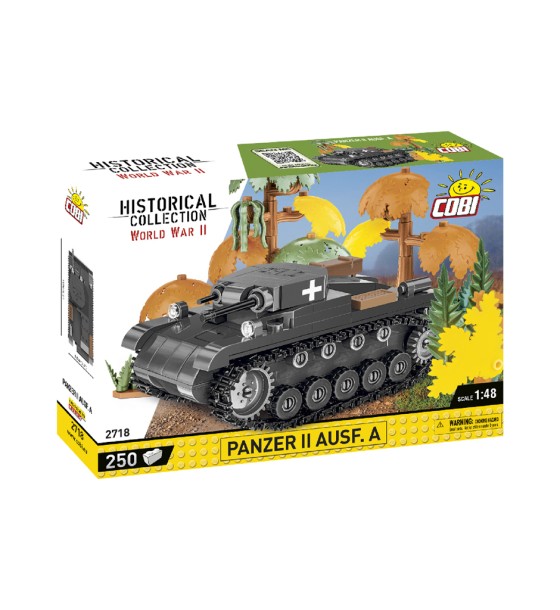 Конструктор Cobi Друга Світова Війна Танк Panzer II, 250 деталей (COBI-2718)