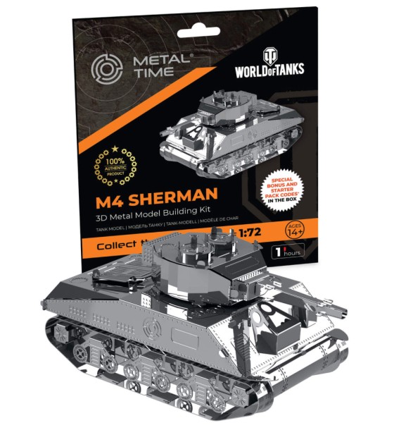 Конструктор Metal Time колекційна модель M4 Sherman (MT070)