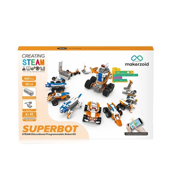 Конструктор Makerzoid Superbot Educational Building Blocks (MKZ-ID-SPB)