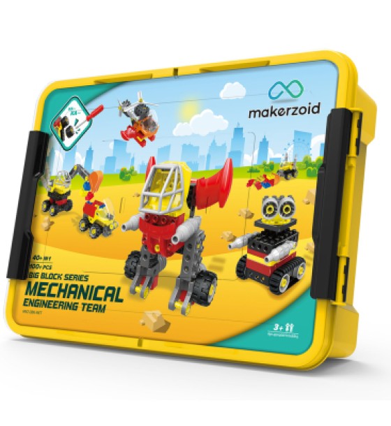 Конструктор Makerzoid Big Building Blocks-Mechanical Engineering Team (MKZ-OBK-MET)