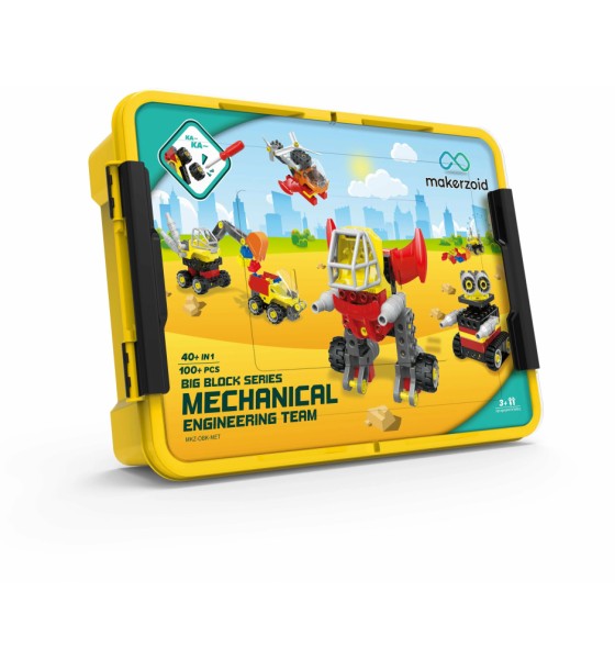 Конструктор Makerzoid Big Building Blocks-Mechanical Engineering Team (MKZ-OBK-MET)