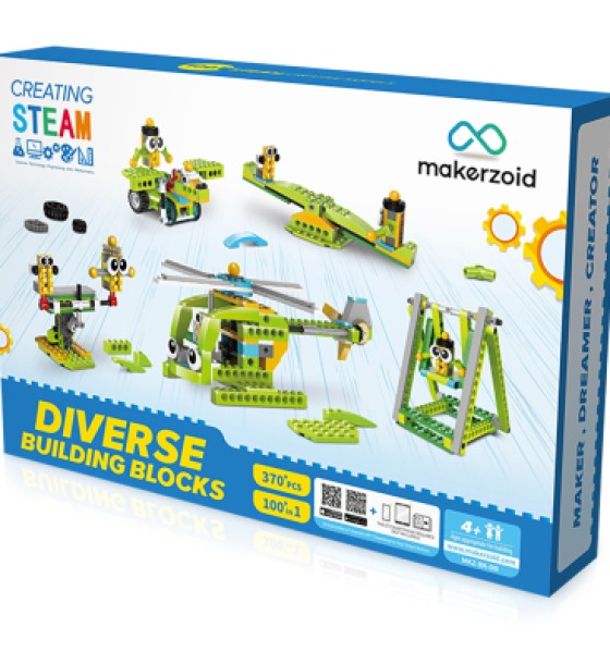 Конструктор Makerzoid Diverse Building Blocks (MKZ-BK-DB)