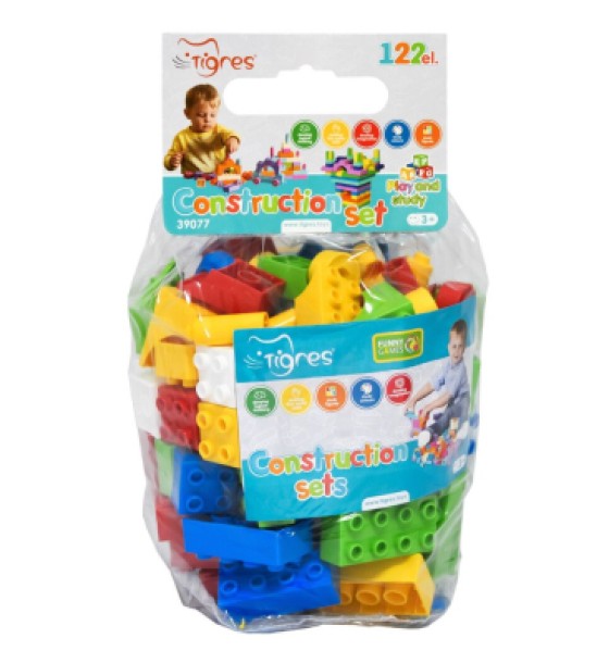 Конструктор Tigres 122 елемента (39077)