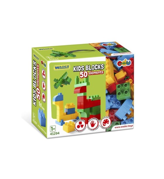 Конструктор Wader Kids Blocks 50 елементів (41294)