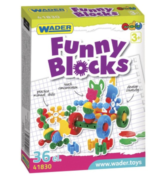 Конструктор Wader Funny blocks (41830)